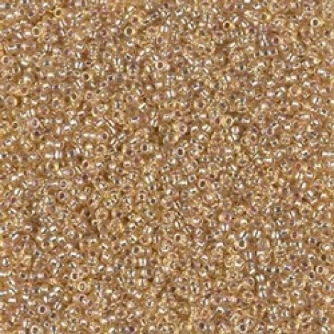 15/0 Miyuki Seed Beads - Silver Lined Gold AB