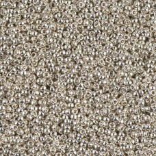 15/0 Miyuki Seed Beads - Galvanised Silver - 10gm