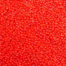 15/0 Miyuki Seed Beads - Opaque Bright Red