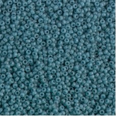 15/0 Miyuki Seed Beads - Semi-Frosted Opaque Shale - 8.2gm