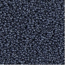 15/0 Miyuki Seed Beads - Matte Gunmetal - 10gm