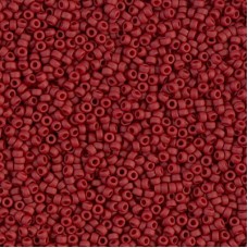 15/0 Miyuki Seed Beads - Matte Metallic Red Brick - 10gm