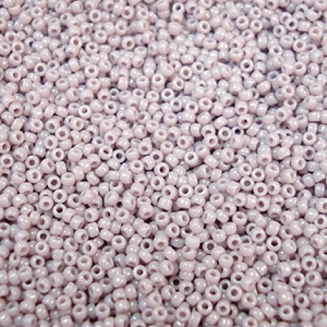 15/0 Miyuki Seed Beads - Opaque Mauve