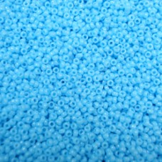 15/0 Miyuki Seed Beads - Opaque Turquoise Blue - 8.2gm