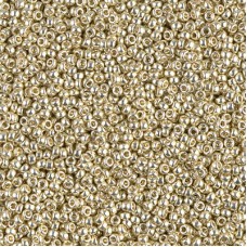 15/0 Miyuki Seed Beads - Duracoat Galvanised Silver - 10gm