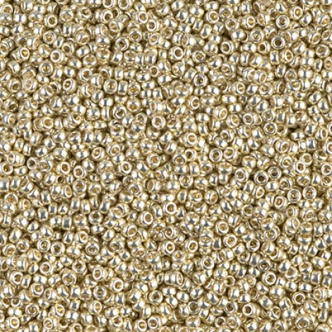 15/0 Miyuki Seed Beads - Duracoat Galvanised Silver - 10gm
