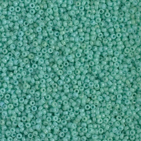 15/0 Miyuki Beads - Duracoat Opaque Sea Opal