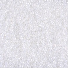 15/0 Miyuki Seed Beads - White Opal - 10gm