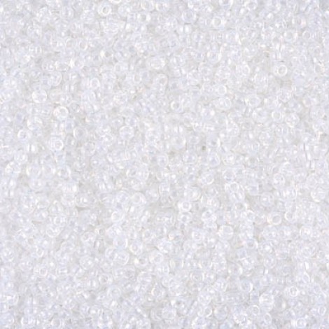 15/0 Miyuki Seed Beads - White Opal - 10gm 15/0 Miyuki Seed Beads - White Opal - 10gm