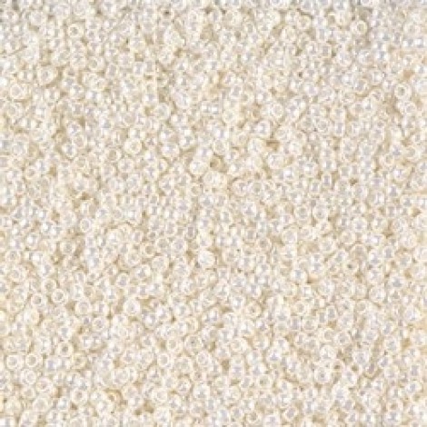 15/0 Miyuki Seed Beads - Ivory Pearl Ceylon
