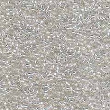 15/0 Miyuki Seed Beads - Silver Lined Crystal