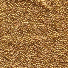 6/0 Miyuki Seed Beads - Galvanised Yellow Gold