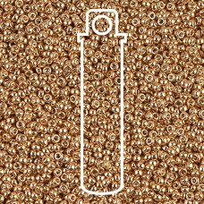 15/0 Miyuki Seed Beads - Galvanised Yellow Gold - 8.2gm