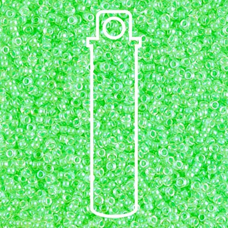 15/0 Miyuki Beads - Luminous Mint Green - 8.2gm 15/0 Miyuki Beads - Luminous Mint Green - 8.2gm