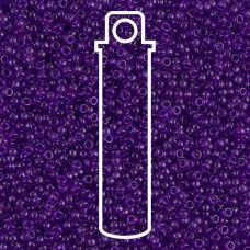 15/0 Miyuki Seed Beads - Dyed Transparent Red-Violet - 8.2gm