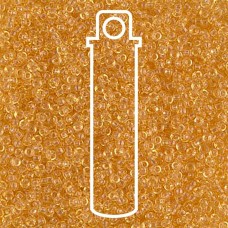 15/0 Miyuki Seed Beads - Transparent Light Topaz - 12.5gm
