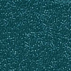 15/0 Miyuki Seed Beads - Silver Lined Teal - 12.5gm