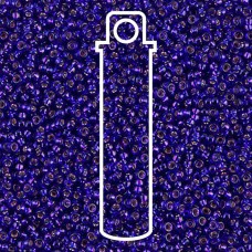 15/0 Miyuki Seed Beads - Silver Lined Violet - 12.5gm
