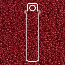 15/0 Miyuki Seed Beads - Opaque Maroon - 12.5gm