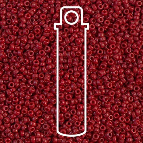15/0 Miyuki Seed Beads - Opaque Maroon - 12.5gm