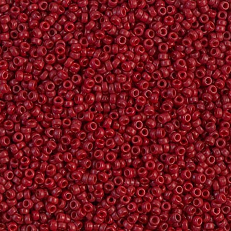 15/0 Miyuki Seed Beads - Opaque Maroon - 250gm Bulk Factory Pack 15/0 Miyuki Seed Beads - Opaque Maroon - 250gm Bulk Factory Pack