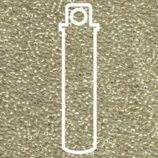 15/0 Miyuki Seed Beads - Sparkling Light Bronze Lined Crystal - 12.5gm