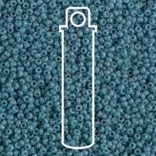 15/0 Miyuki Seed Beads - Semi-Frosted Opaque Shale - 8.2gm