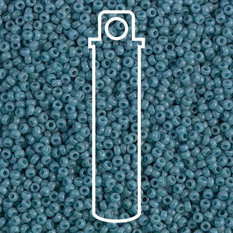 15/0 Miyuki Seed Beads - Semi-Frosted Opaque Shale - 8.2gm