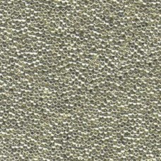 15/0 Miyuki Round Seed Beads - Galvanised Silver