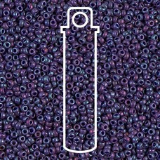 15/0 Miyuki Seed Beads - Metallic Midnight Purple - 8.2gm