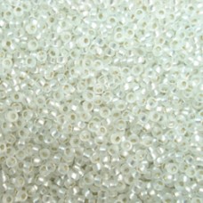 15/0 Miyuki Seed Beads - Matte Silver Lined Crystal - 8.2gm