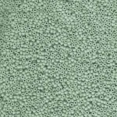 15/0 Miyuki Seed Beads - Matte Seafoam Luster - 7.8gm