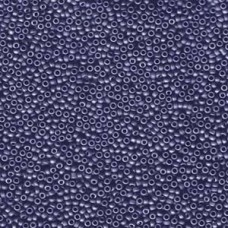 15/0 Miyuki Seed Beads - Matte Metallic Royal Blue - 12.5gm
