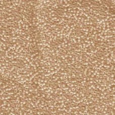 15/0 Miyuki Seed Beads - Lt Smoky Topaz Gold Luster - 10gm