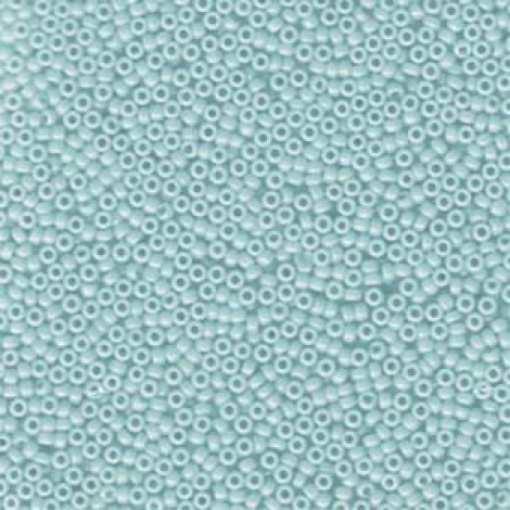 15/0 Miyuki Seed Beads - Turquoise Green Luster - 10gm 15/0 Miyuki Seed Beads - Turquoise Green Luster - 10gm