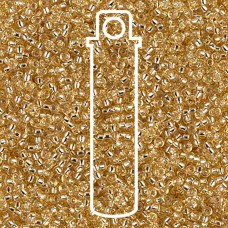 15/0 Miyuki Seed Beads - Silver Lined Gold - 8.2gm