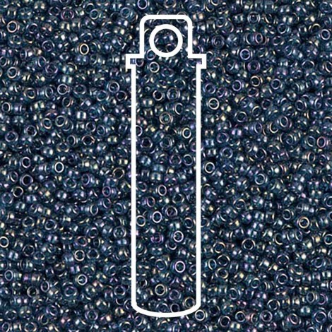 15/0 Miyuki Seed Beads - Montana Blue Gold Luster - 8.2gm 15/0 Miyuki Seed Beads - Montana Blue Gold Luster - 8.2gm