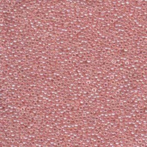 15/0 Miyuki Seed Beads - Shell Pink Luster - 250gm Factory Pack