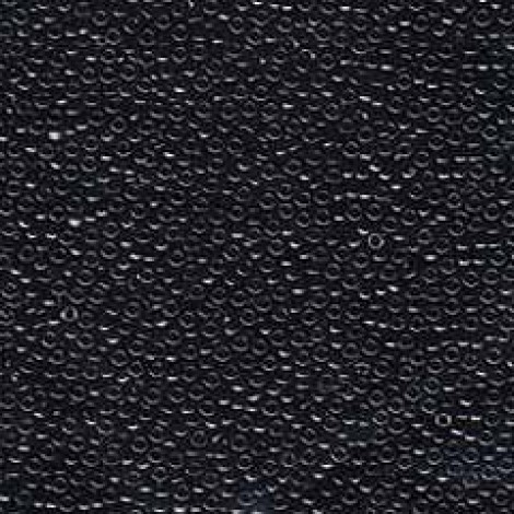 15/0 Miyuki Seed Beads - Opaque Black - 8.2gm