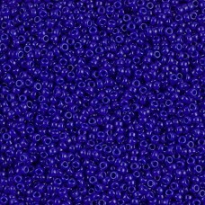 15/0 Miyuki Seed Beads - Opaque Blue - 8.2gm