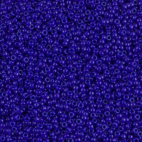 15/0 Miyuki Seed Beads - Opaque Blue - 8.2gm 15/0 Miyuki Seed Beads - Opaque Blue - 8.2gm