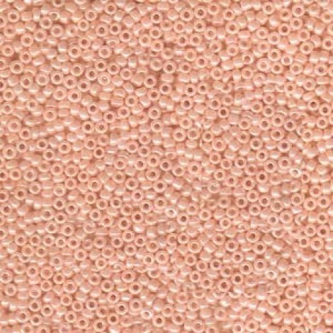 15/0 Miyuki Seed Beads - Opaque Salmon