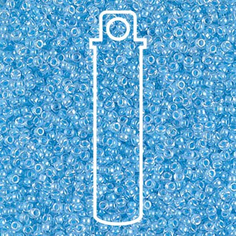 15/0 Miyuki Beads - Luminous Ocean Blue - 8.2gm 15/0 Miyuki Beads - Luminous Ocean Blue - 8.2gm