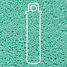 15/0 Miyuki Seed Beads - Duracoat Opaque Seafoam - 8.2gm