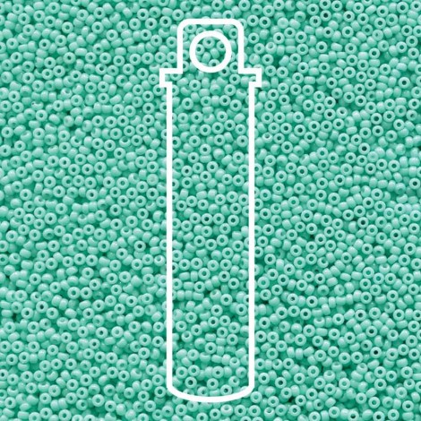 15/0 Miyuki Seed Beads - Duracoat Opaque Seafoam - 8.2gm