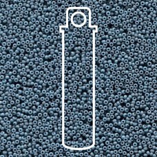 15/0 Miyuki Beads - Duracoat Opaque Slate - 8.2gm
