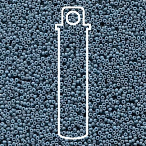 15/0 Miyuki Beads - Duracoat Opaque Slate - 8.2gm 15/0 Miyuki Beads - Duracoat Opaque Slate - 8.2gm