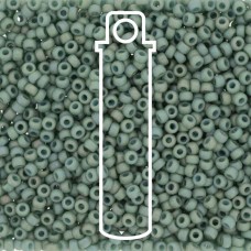 8/0 Miyuki Seed Beads - Frost Opaque Glaze Rainbow Celadon - 22gm