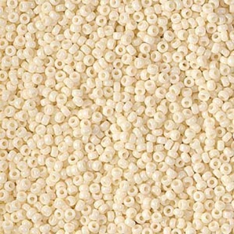 15/0 Miyuki Seed Beads - Ceylon Ivory Pearl - 8.2gm