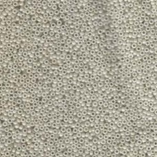15/0 Miyuki Seed Beads - Opaque Limestone Luster